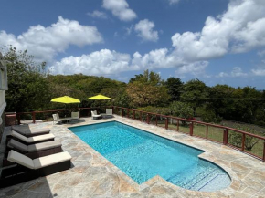 Private villa with large pool & 5min walk to beach